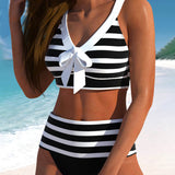 Gordana – Prugasti bikini visokog struka