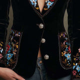 Jelena | Vezeni Cvetni Blazer