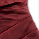 Ivana | Vintage Saten Midi Haljina