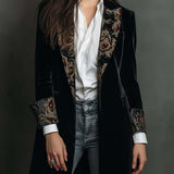 Ivana | Crni Barokni Blazer