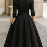 Ivana | Vintage Saten Midi Haljina