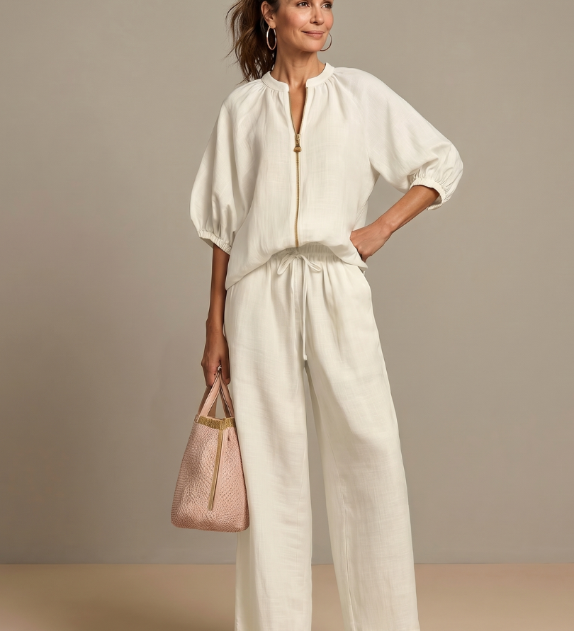 Aleksandra | Bluza i Široke Pantalone