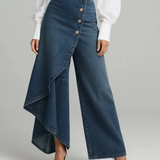 ADRIJANA | Teksas pantalone na preklop