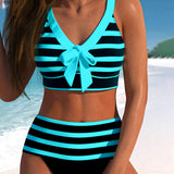 Gordana – Prugasti bikini visokog struka