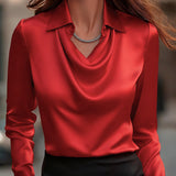Ljiljana | Elegantna Saten Bluza