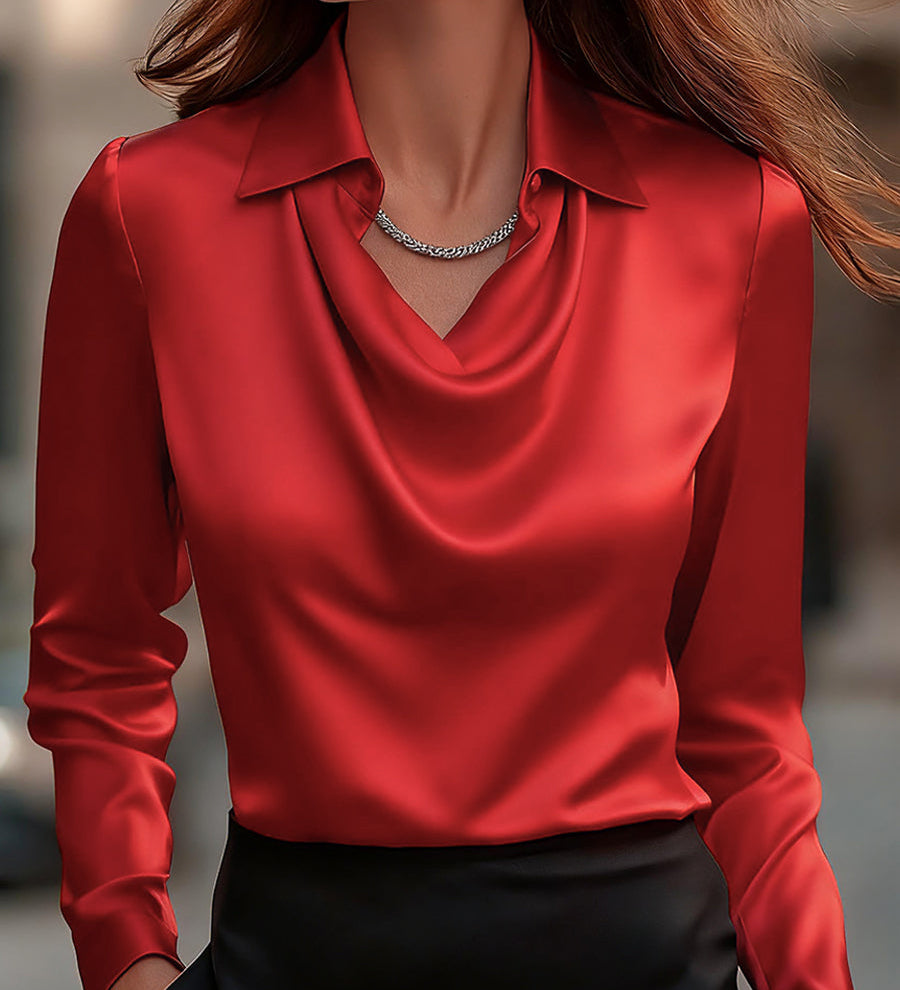Ljiljana | Elegantna Saten Bluza