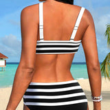 Gordana – Prugasti bikini visokog struka