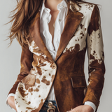 Anđela | Blazer sa Otiskom Krave