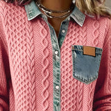 Kalina | Košulja sa Denim Detaljima