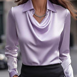 Ljiljana | Elegantna Saten Bluza
