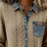 Kalina | Košulja sa Denim Detaljima