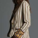 Katarina | Bohemijanski Prugasti Blazer