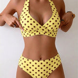 Nina - Bikini na Tufne sa Vezivanjem Oko Vrata