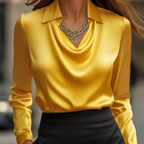 Ljiljana | Elegantna Saten Bluza