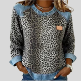 Vida | Leopard Pulover sa Denimom