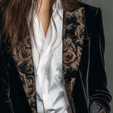 Ivana | Crni Barokni Blazer