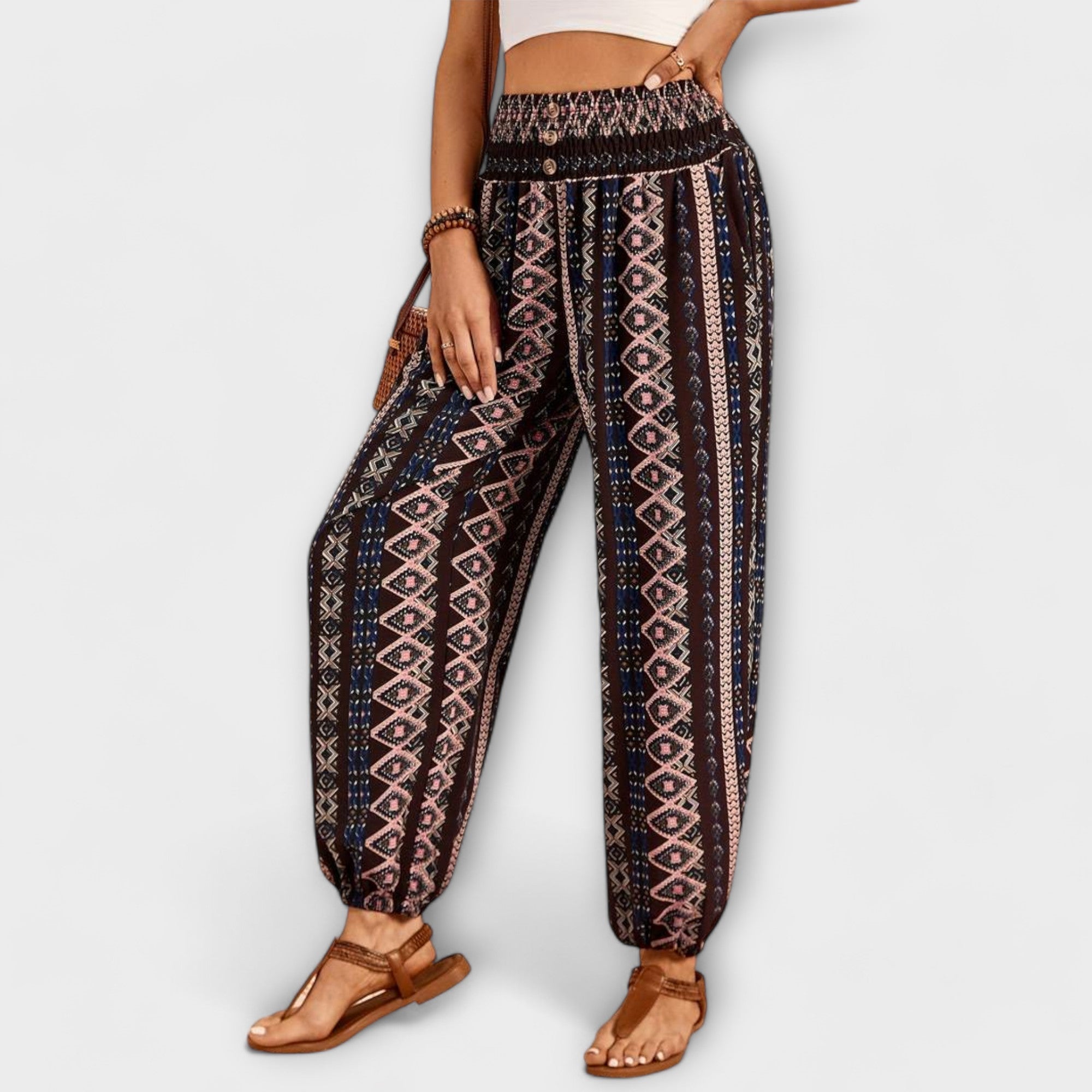 Skarlet - Pantalone sa etničkim dezenom