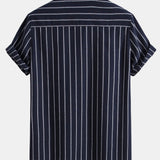 Nikola - Prugasta košulja i lanene pantalone