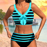 Gordana – Prugasti bikini visokog struka