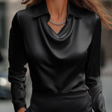Ljiljana | Elegantna Saten Bluza