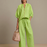 Aleksandra | Bluza i Široke Pantalone