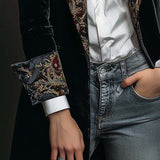 Ivana | Crni Barokni Blazer