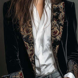 Ivana | Crni Barokni Blazer