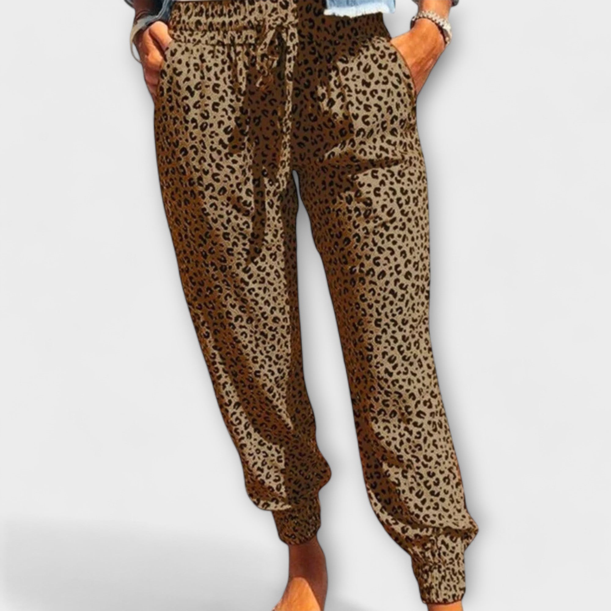 Sreća - Široke pantalone sa leopard printom
