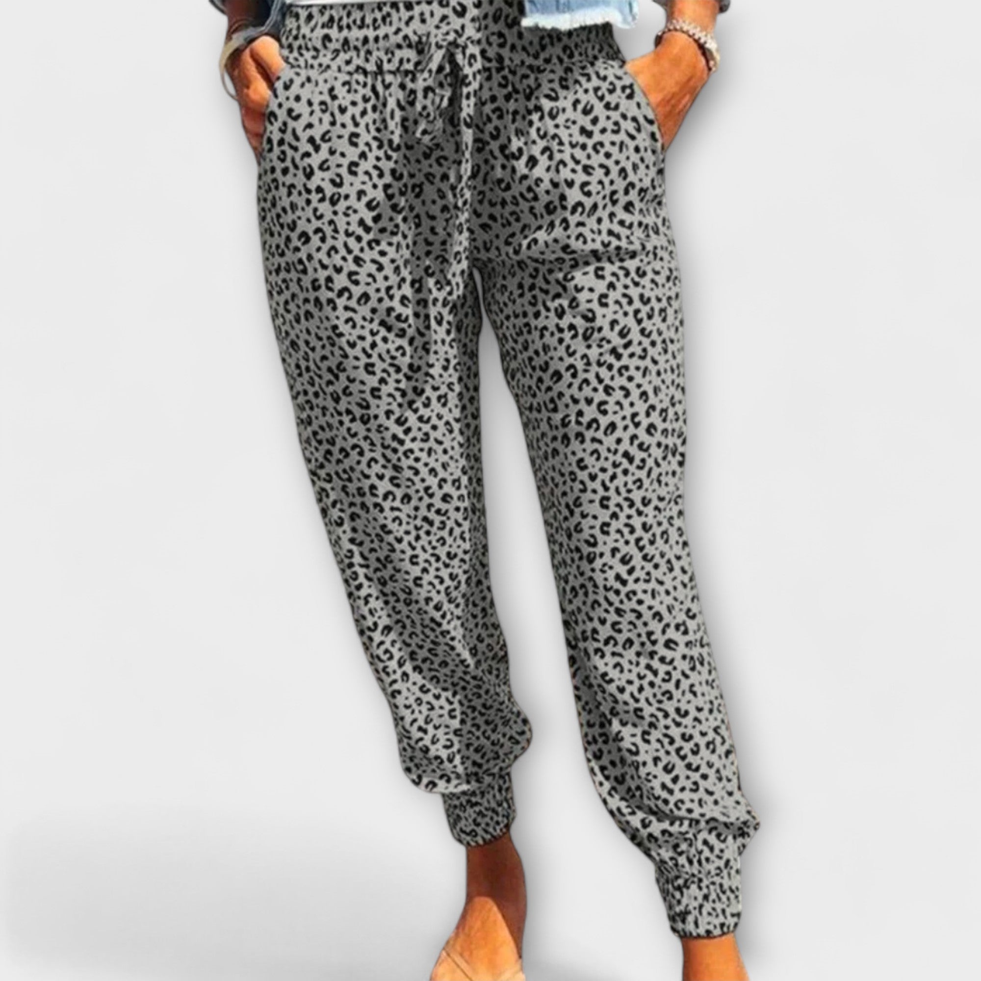 Sreća - Široke pantalone sa leopard printom