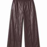 Široke Pantalone od Veštačke Kože