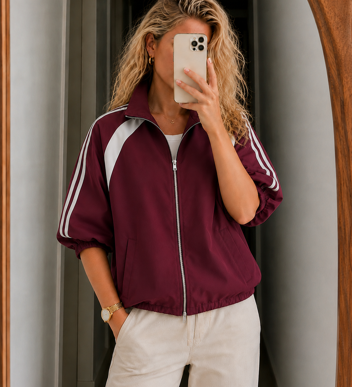 Skraćena Bomber Jakna