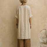 Florentina | Boho komplet sa vezenom tunikom