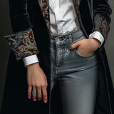 Ivana | Crni Barokni Blazer