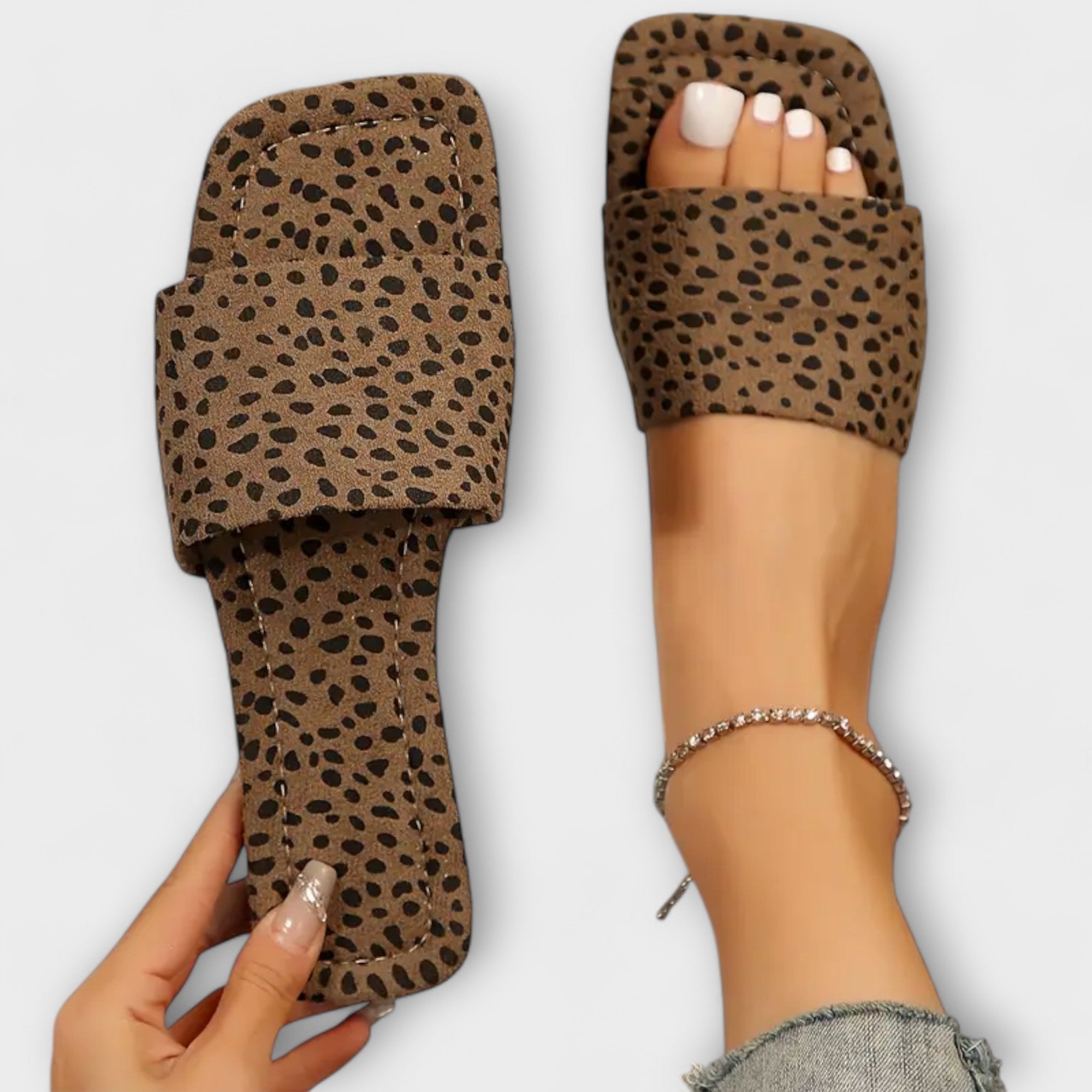 Radmila - Ravne mokasine sa leopard printom