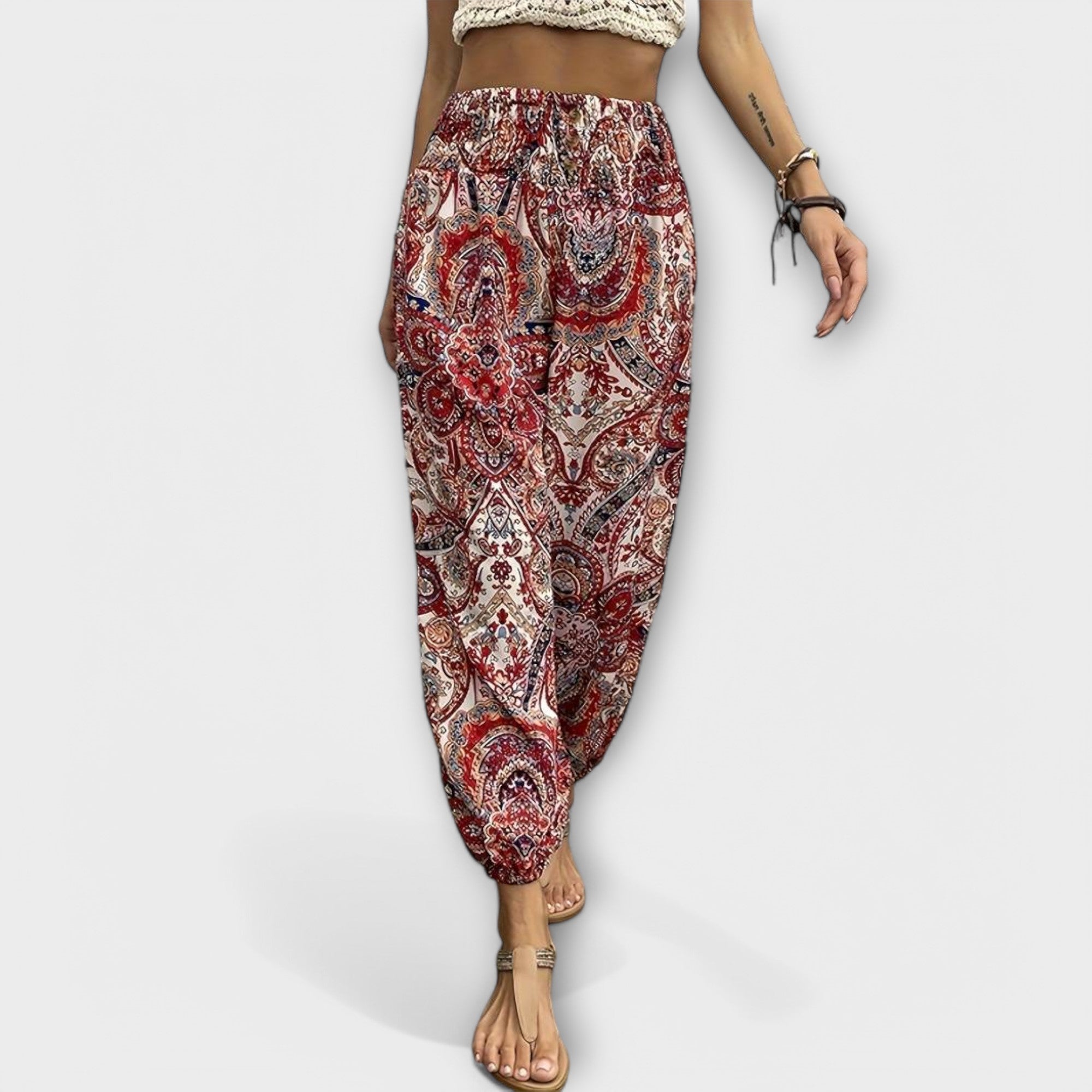 Skarlet - Pantalone sa etničkim dezenom