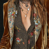 Mila | Patchwork Cvetni Blazer