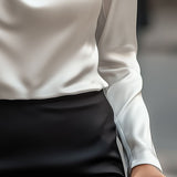 Ljiljana | Elegantna Saten Bluza