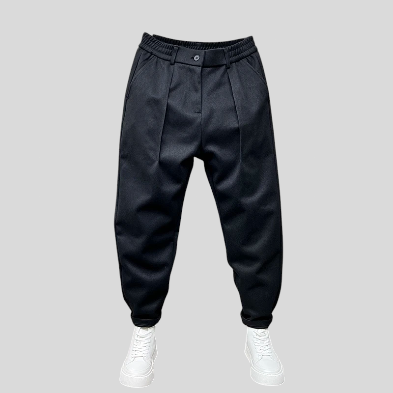 Marcelo - Elegantne melanž pantalone