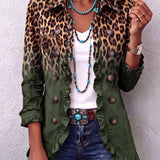 Sofija | Blazer sa Volanima Leopard