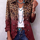 Sofija | Blazer sa Volanima Leopard