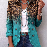 Sofija | Blazer sa Volanima Leopard